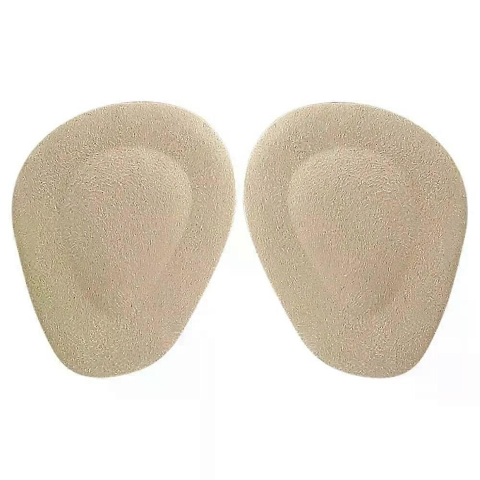 Beige (Beige) Gel Half Insoles For Shoes Women Forefoot Arch Support Inserts Plantar Fascitis Anti-Pain Feet High