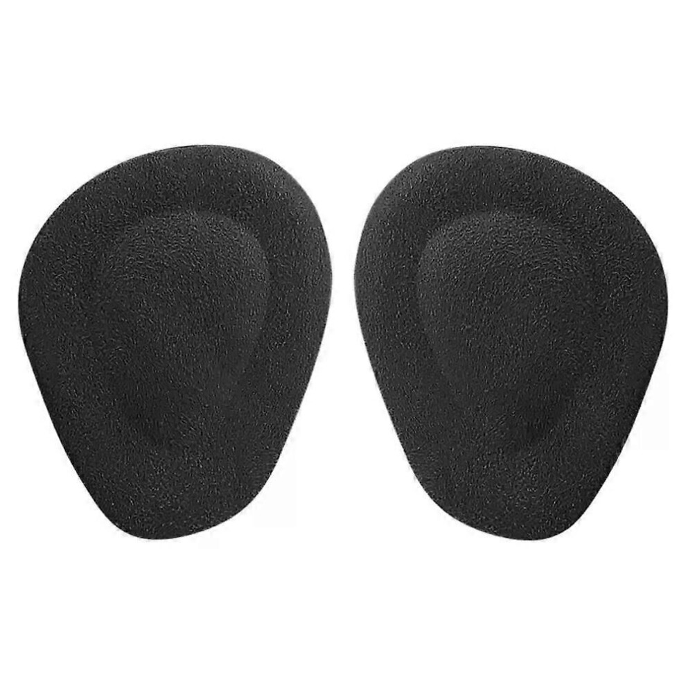 Black (Black) Gel Half Insoles For Shoes Women Forefoot Arch Support Inserts Plantar Fascitis Anti-Pain Feet High