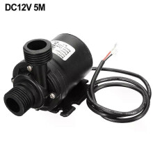 (DC 12V) Borstlös DC-motor Dränkbar vattenpump Självsugande pump 12V 24V 800L högtryckspump