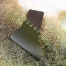 (Brun) Flerfärgad Medeltida Viking Yxskydd Vintage Riddare Svärd Slida Halloween Cosplay Kostym