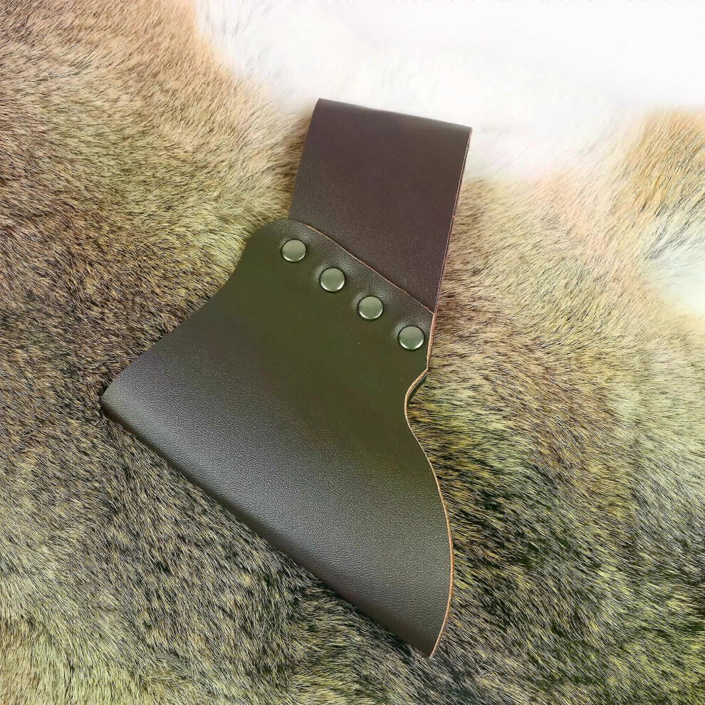 Brown (Brown) Multicolor Medieval Viking Axe Protector Vintage Knight Sword Scabbard Halloween Cosplay Costume Accessories