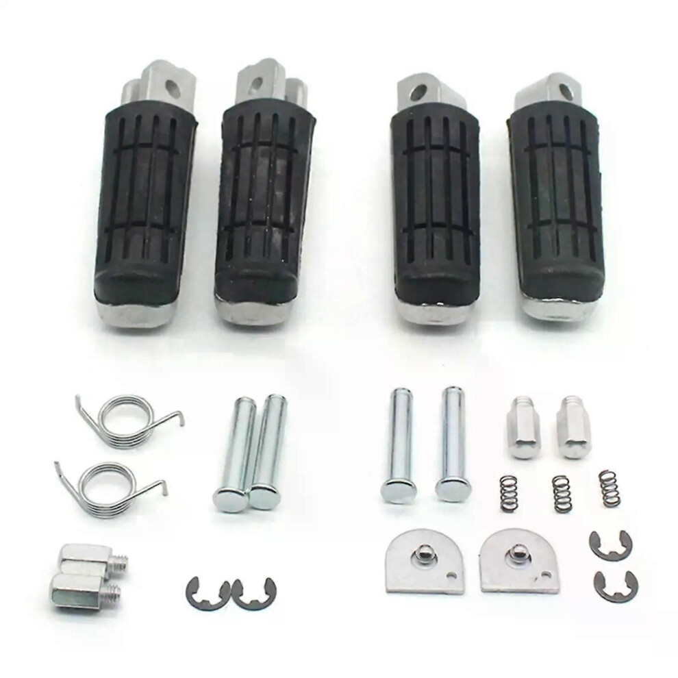(Rear) Durable Motorcycle Footrest Foot Pegs Front Rear For Yamaha Yzf1000 R1 Fz6r Fz6 Fjr1300 Wear-Resistant 9013291414389