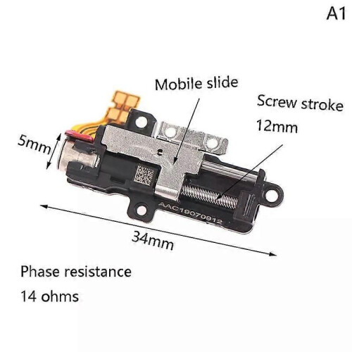 (A2) Precision Planetary Deceleration Lift Mini Push Rod Motor DC5V Screw Slide Stepper Motor Long Linear 1