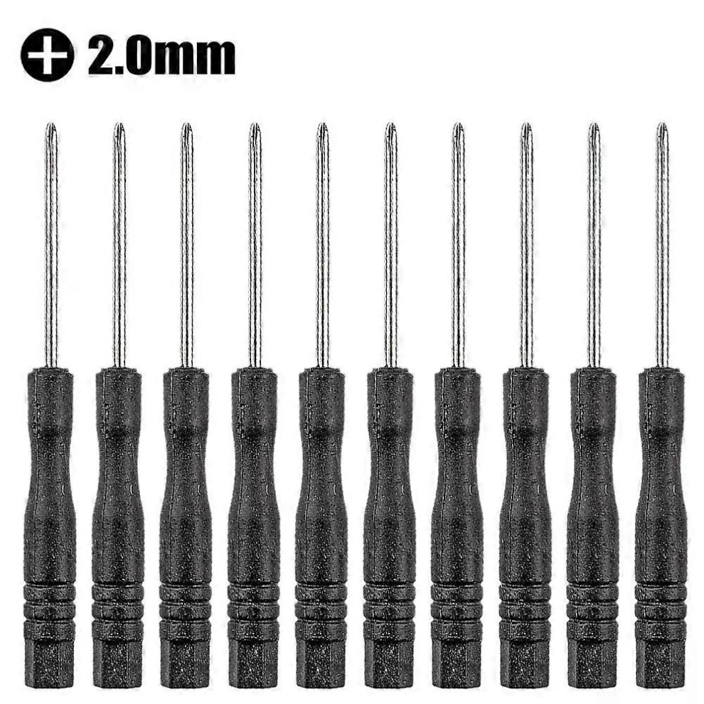 (Cross) 10Pcs 322Inch Slotted Cross Screwdrivers 2Mm Multi-Function Screwdrivers For Disassemble Toys Repair 9013291410770