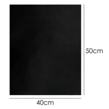 (1 kpl) 1/2 kpl uudelleenkäytettävä tarttumaton BBQ-grillimatto 50 * 40 cm kypsennyspelti lämmönkestävä