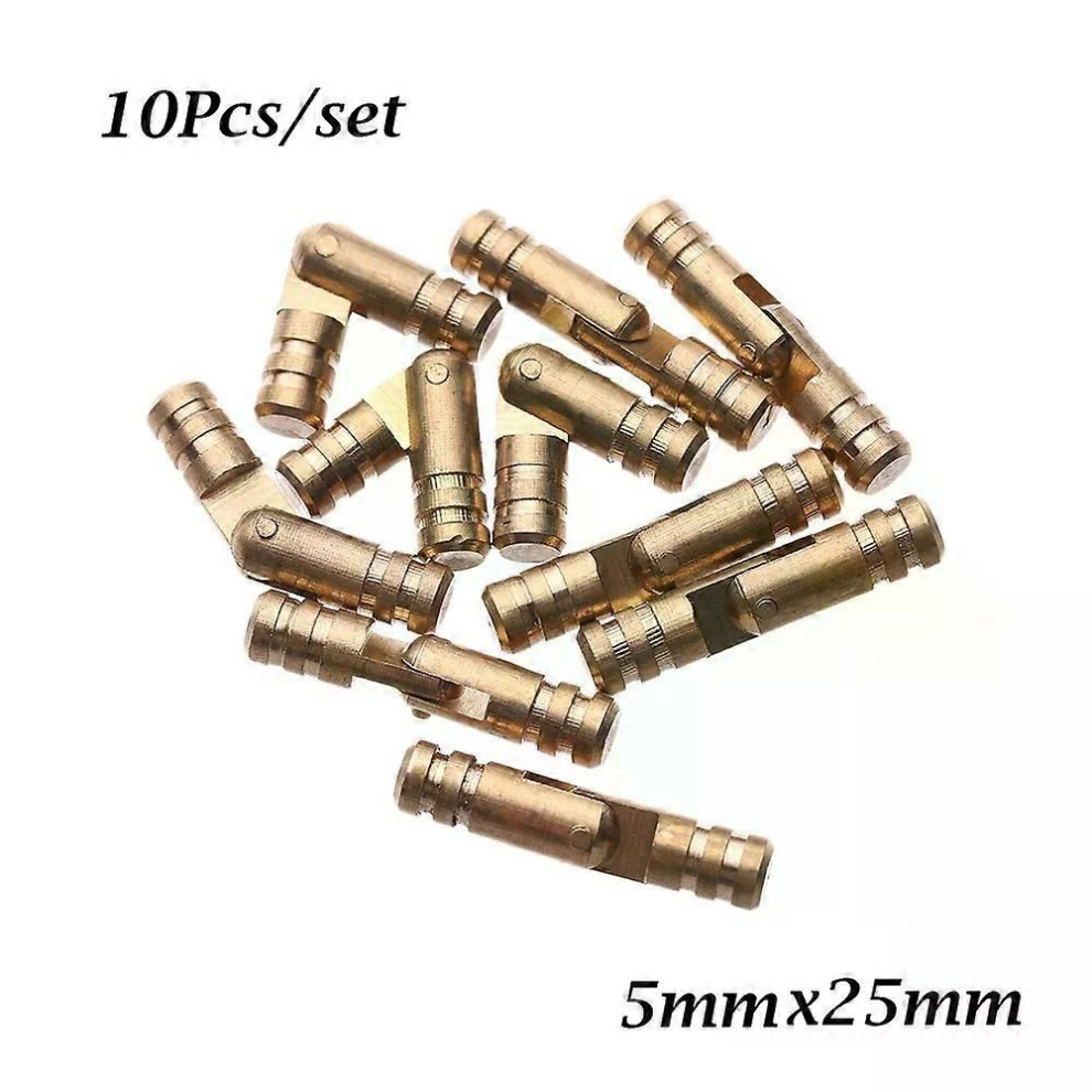 (5Mmx25mm) 10Pcs/Lot Jewelry Box Hinges Hidden Invisible Concealed Barrel Hinge Pure Copper Wine Wooden Case Supplies 9013291428447