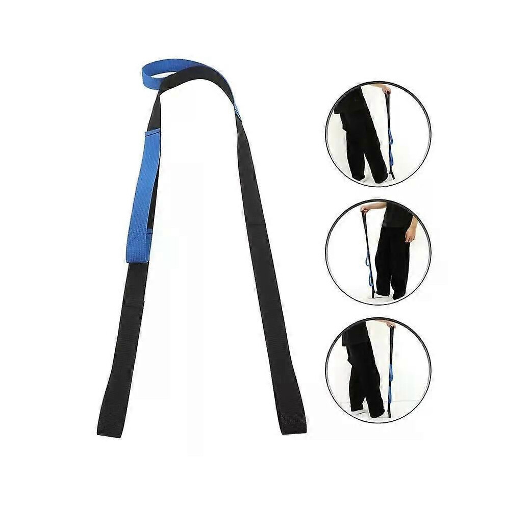 Blue/Red () Convenient Leg Lifter Strap Training Belt Lifting Straps Heavy Duty Band 1 Item Walking Elder
