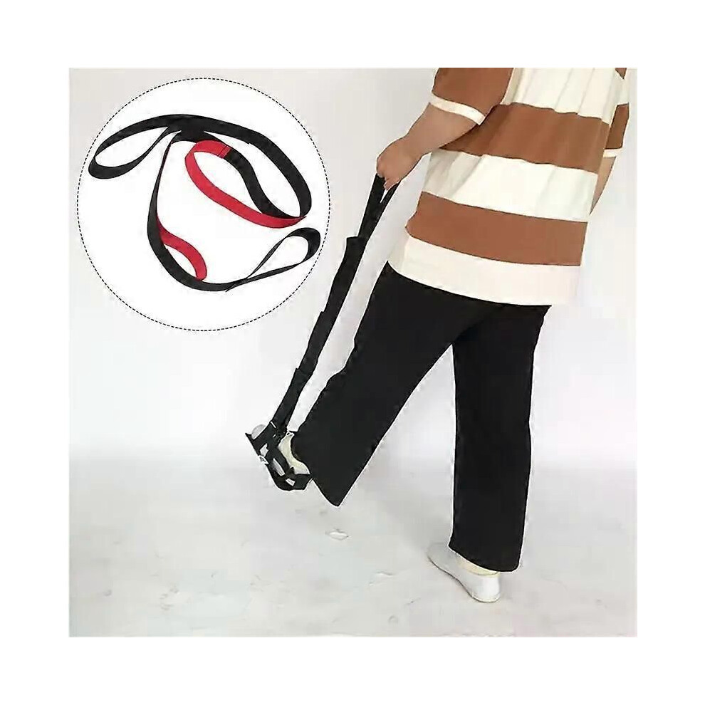Red (Red) Convenient Leg Lifter Strap Training Belt Lifting Straps Heavy Duty Band 1 Item Walking Elder