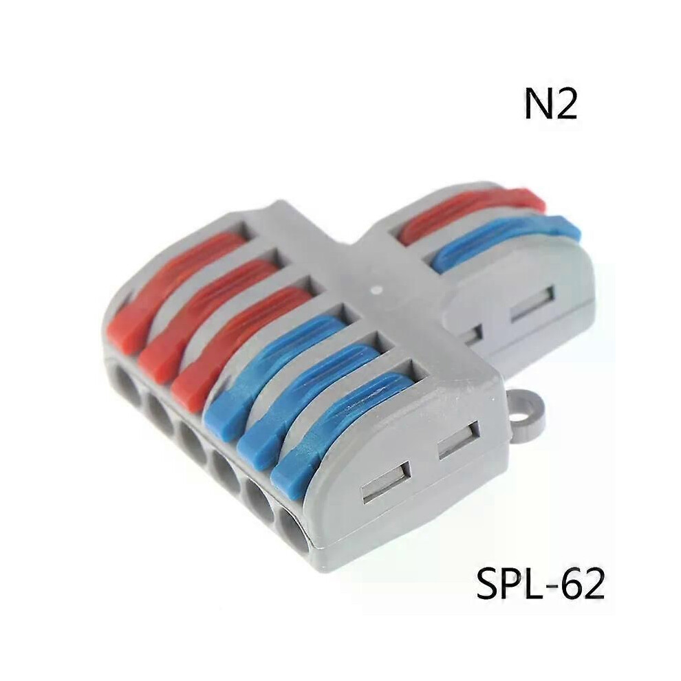 (Spl62) Spring Lever Terminal Block Electric Cable Wire Connector Pct-222 Spl-62 Spl Kq 9013291431447