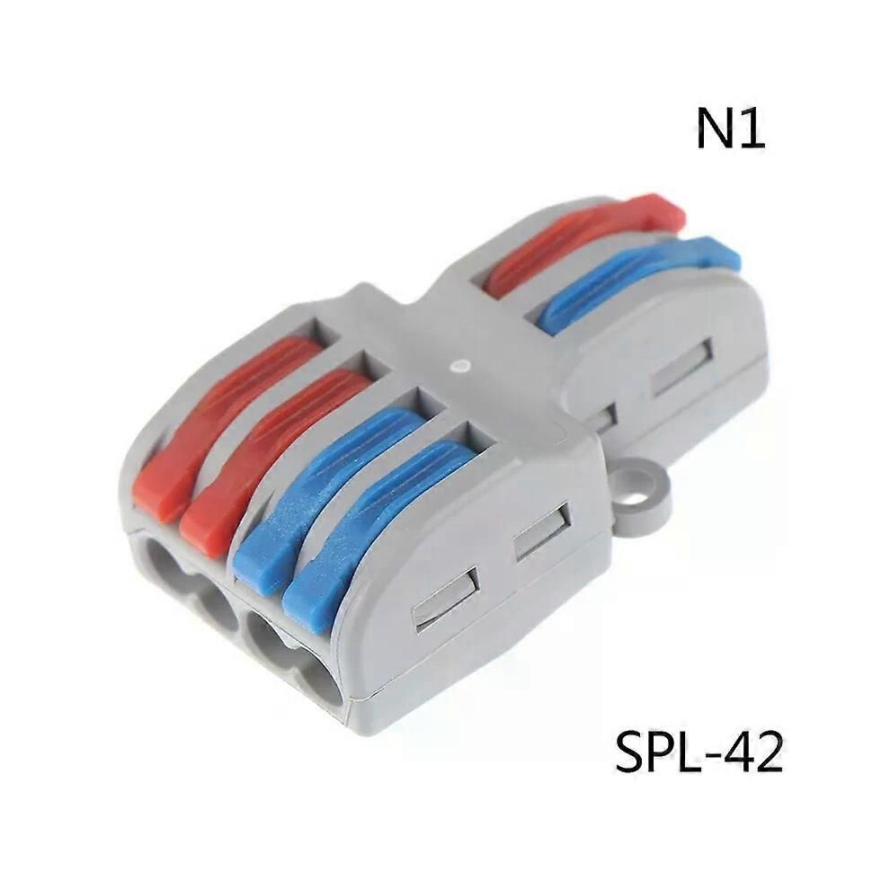 (Spl42) Spring Lever Terminal Block Electric Cable Wire Connector Pct-222 Spl-62 Spl Kq 9013291431430