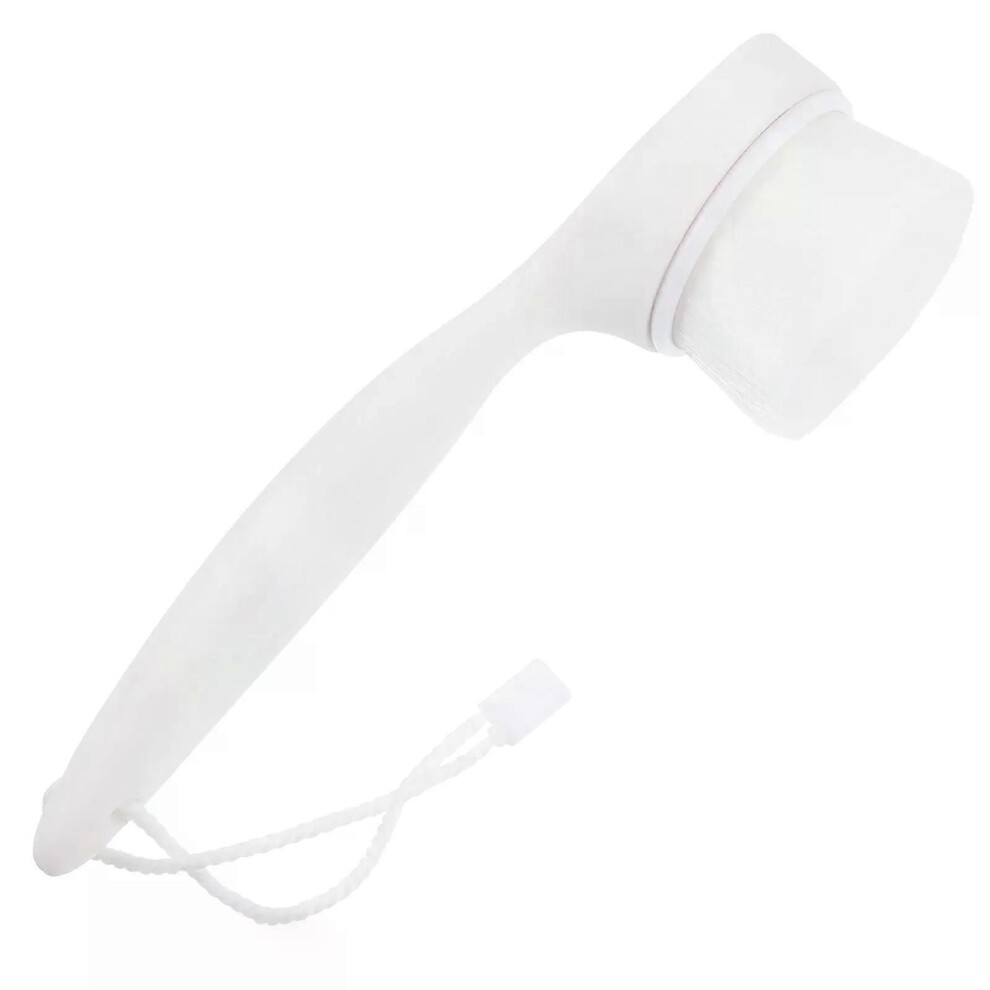 White (White) Face Brush Exfoliator Washer Skin Care Facial Tool Scrubber Pore Cleaner Eyelash Applicator Cleansing