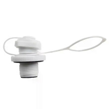(Blanc, 1 pièce) Valve à vis pour bouchon d'air des spas gonflables Lay-Z-Spa. Indispensable pour le