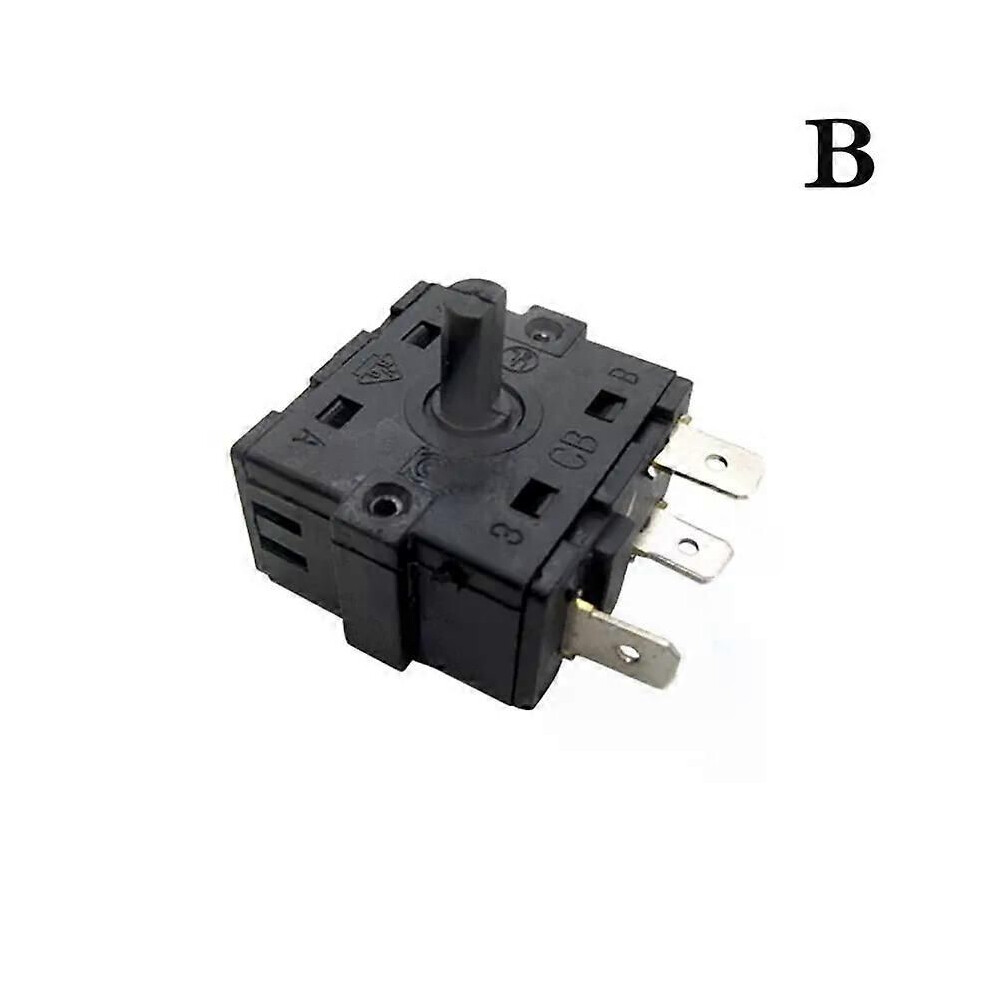 (B) 3/5 Pin 2/4 Position Rotary Switch Selector Ac 250V 16A Radiator For Electric Room Heater 9013291430501