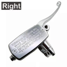 (Right Side) Chrome Universal 1 Motorcycle Right Left Brake Clutch Master Cylinder Reservoir Lever For Honda VTX