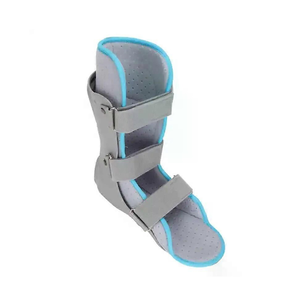 Grey ( Left Foot) Adjustable Ankle Fracture Sprain Protector Rehabilitation Ligament Foot Drop Orthosis Ankle Fracture