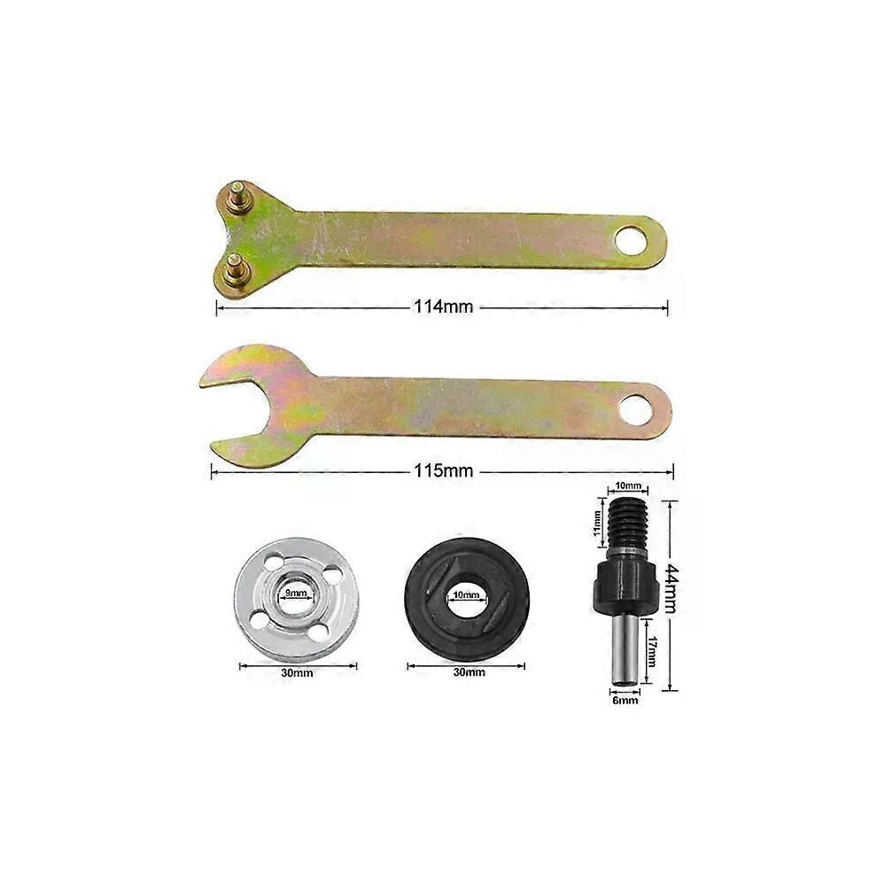 (6Mm) 1Set 6Mm/10Mm Electric Drill Conversion Angle Grinder Connecting Rod For Cutting Disc Polishing Wheel 9013291412767