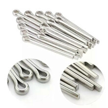 (M1x10mm 50pcs) Pasadores de chaveta de acero inoxidable 304, piezas de ferretería M1-M6
