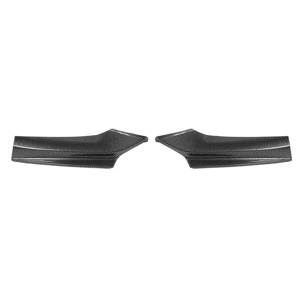 (Carbon Fiber Pattern) Car Bumper Corner Diffuser Reduce Wind Resistance Front Bumper Lip Spoiler Anti Collision For Bmw 5 9013291414792