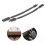 (6mm) 1Pair PV Solar Cable Feedthrough 35cm Cable Copper Flat Window Feedthroughs Solar Panel Wiring Coupler 1