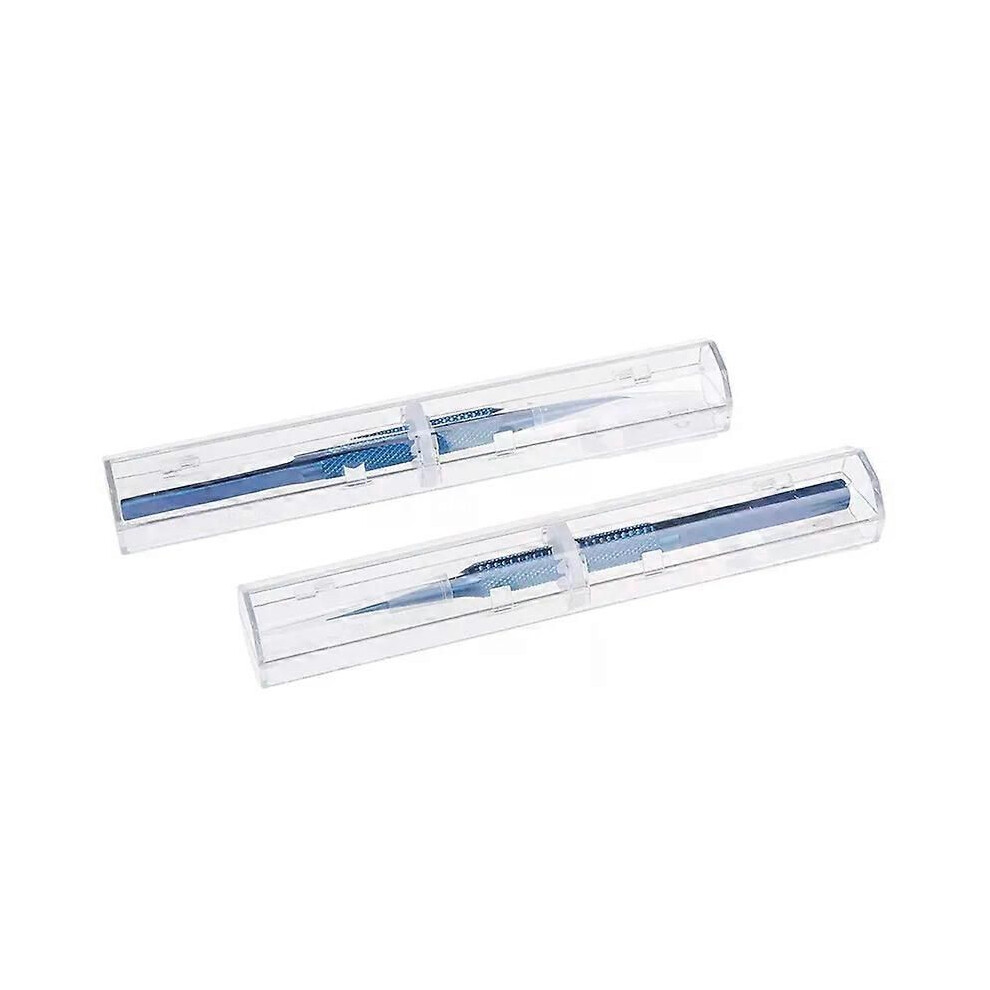 (straight) Titanium alloy tweezers repair tool 015mm edge precision fingerprint tweezers