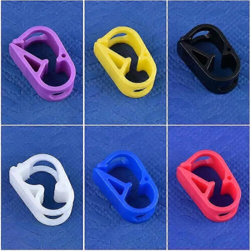 (White-S) Adjustable Water Stop Clamp Plastic Hose Flow Regulator Robert Clamp Switch Damper Fish Tank Hose Flow 2