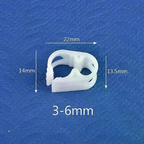 (White-S) Adjustable Water Stop Clamp Plastic Hose Flow Regulator Robert Clamp Switch Damper Fish Tank Hose Flow