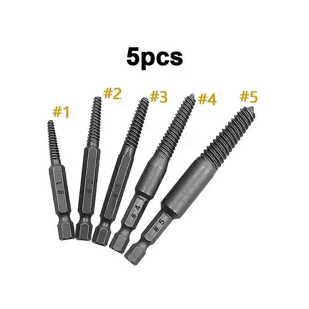 (5Pcs) 10Pc Hexagonal Shank Broken Head Screw Extractor Screw Broken Head Screwdriver For Taking Out Electric 9013291438644