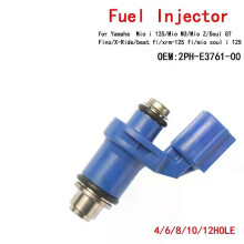 (12holes-200) Fuel Injector Nozzle For Yamaha Mio I 125/Mio M3/Mio Z/Soul Gt/Fino/X-Ride/Beat Fi/Xrm-125 Fi/Mio Soul