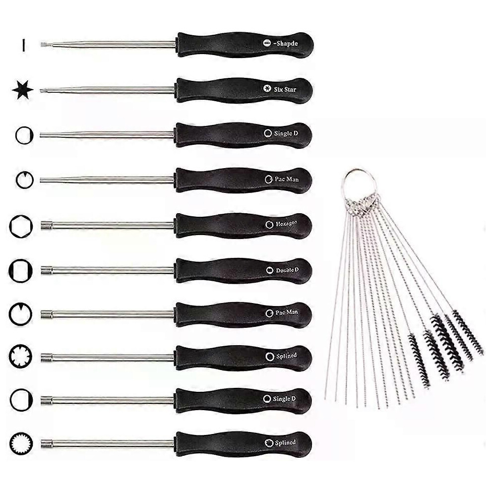 (11Pcs Tool Kit) 10Pcs Carburetor Adjustment Screwdriver Tools For 2 Cycle Carburator Small Engine With Carburetor Cleaning 9013291438743