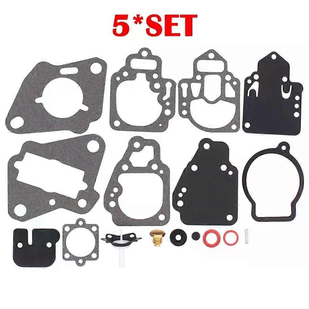 (5 Set) Boat Motor 1395-9761 Carburetor Repair Kit For Mercury Mariner Outboard Engine 8Hp 99Hp 10Hp 15Hp 20Hp 9013291438774