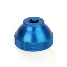 (Sininen) BBT-692 16-lovinen 44 mm:n ulkoisen keskiölaatikon työkalu, musta/sininen, 3/8 tuuman käyttö