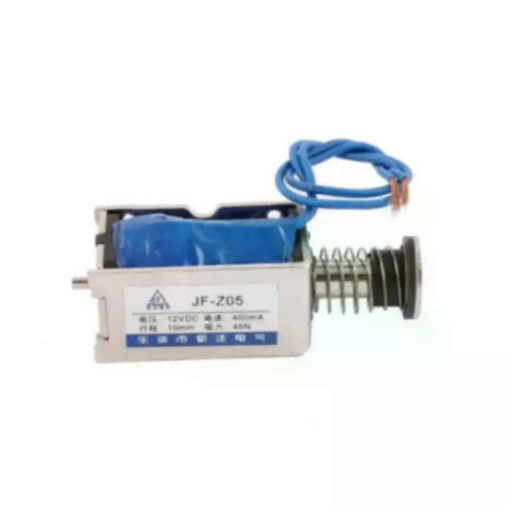 (12V) 1Pcs Jf-Z05 Dc12v/Dc24v 04A 45N Pull Push Type Open Frame Solenoid Electromagnet 9013291437463