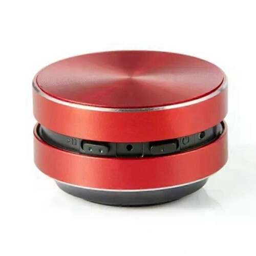 (Red) Portable Compatible Bone Conduction Speaker Stereo Sound Bluetooth Speaker