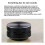 (Red) Portable Compatible Bone Conduction Speaker Stereo Sound Bluetooth Speaker 3