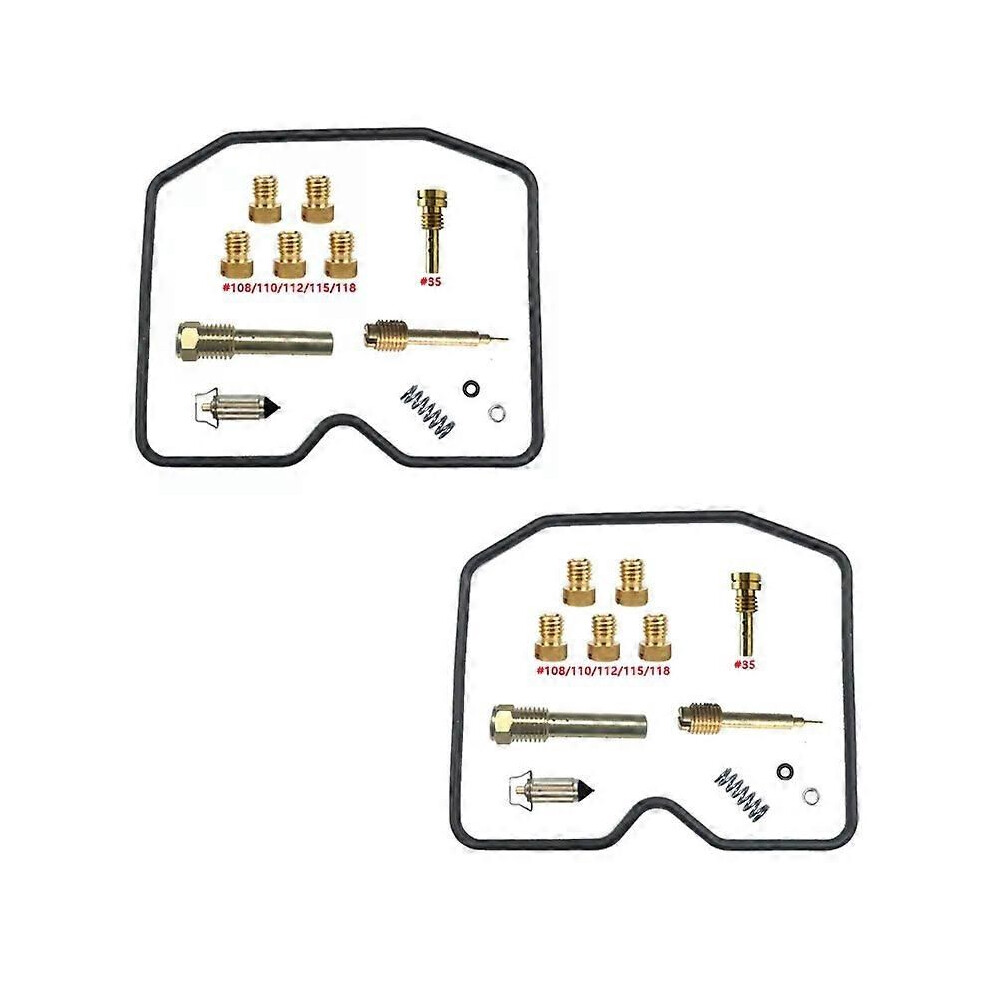 (A) Kawasaki Ltd454 Liquid Cooled En450 1987-1989 Carburetor Repair Kit For Keihin Cvk Carb Rebuild Parts 9013291444973