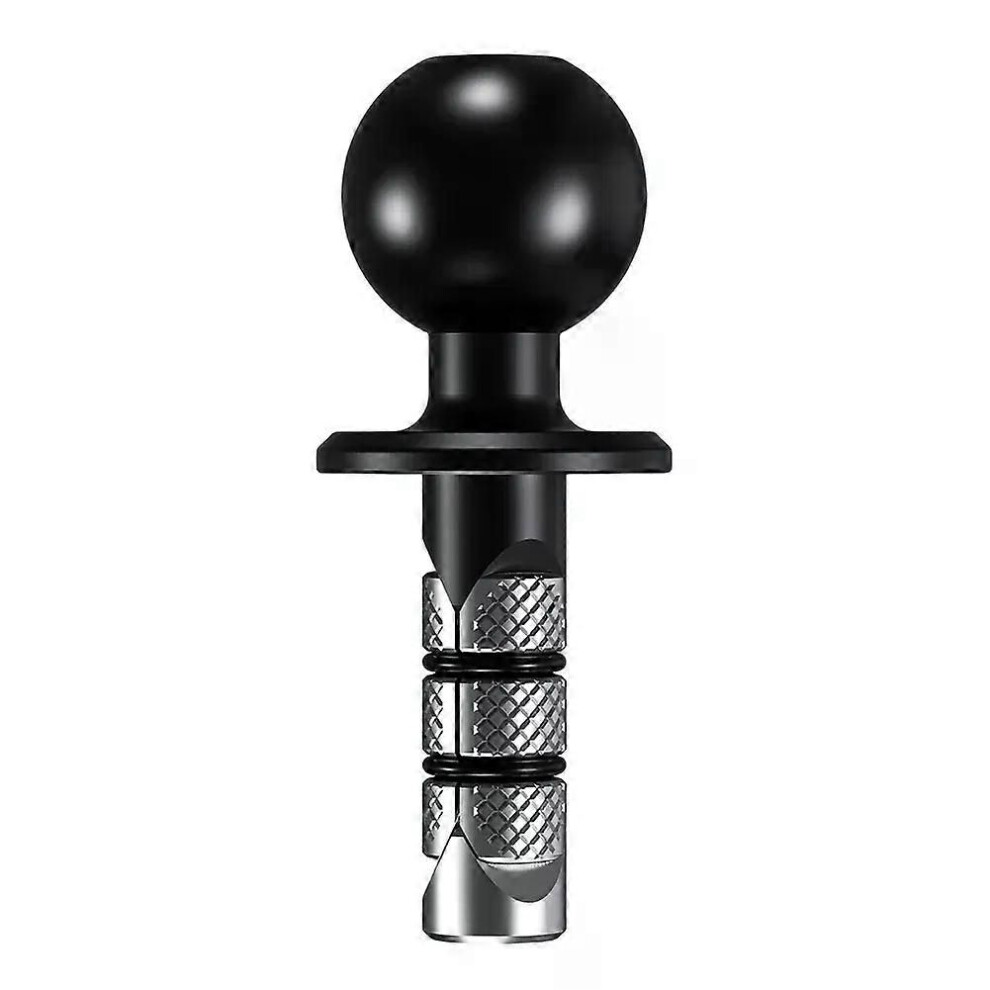 (25Mm) Fork Stem Base 17Mm 25Mm Ball Mount Adapter Aluminum Alloy Motorcycle Fork Stem Mount Anti-Theft Black 9013291438132