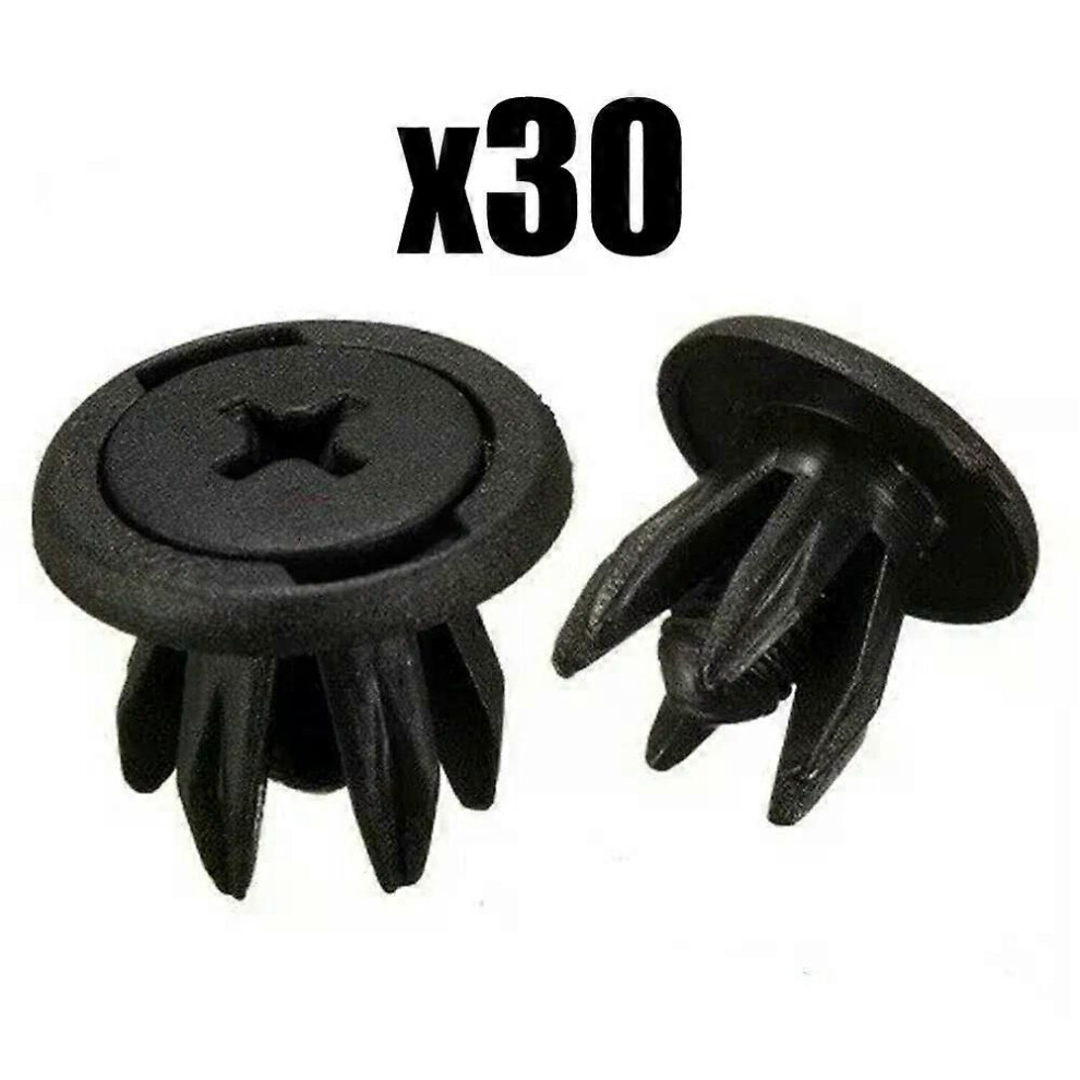 (30Pcs) 30/20/10Pcs Inner Wheel Arch Liner Fastener Clips For Bmw Mini Cooper R50 R52 R56 Fender Splashguard Black 9013291439962