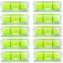 (Som visat 10 st) Mini bubbelvattenpass 10x10x29 mm fyrkantiga vattenpass för väggramar konstdisplayer