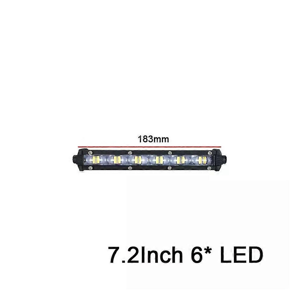 (6LED lamp beads) 20 /13/ 8 Aluminum 6D Spot Beam Slim LED Work Light Bar Single Row Car SUV Off road Lamps-image-OPC-PJG62JV-NEW