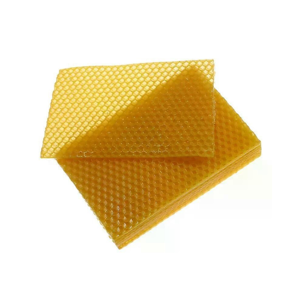 (Yellow Italian Bee) 10Pcs Beeswax Sheets Candle Making Craft DIY Kits Honey Candles Maker Full Bees Wax Honeycomb Beekeeping-image-OPC-PJG62ZG-NEW