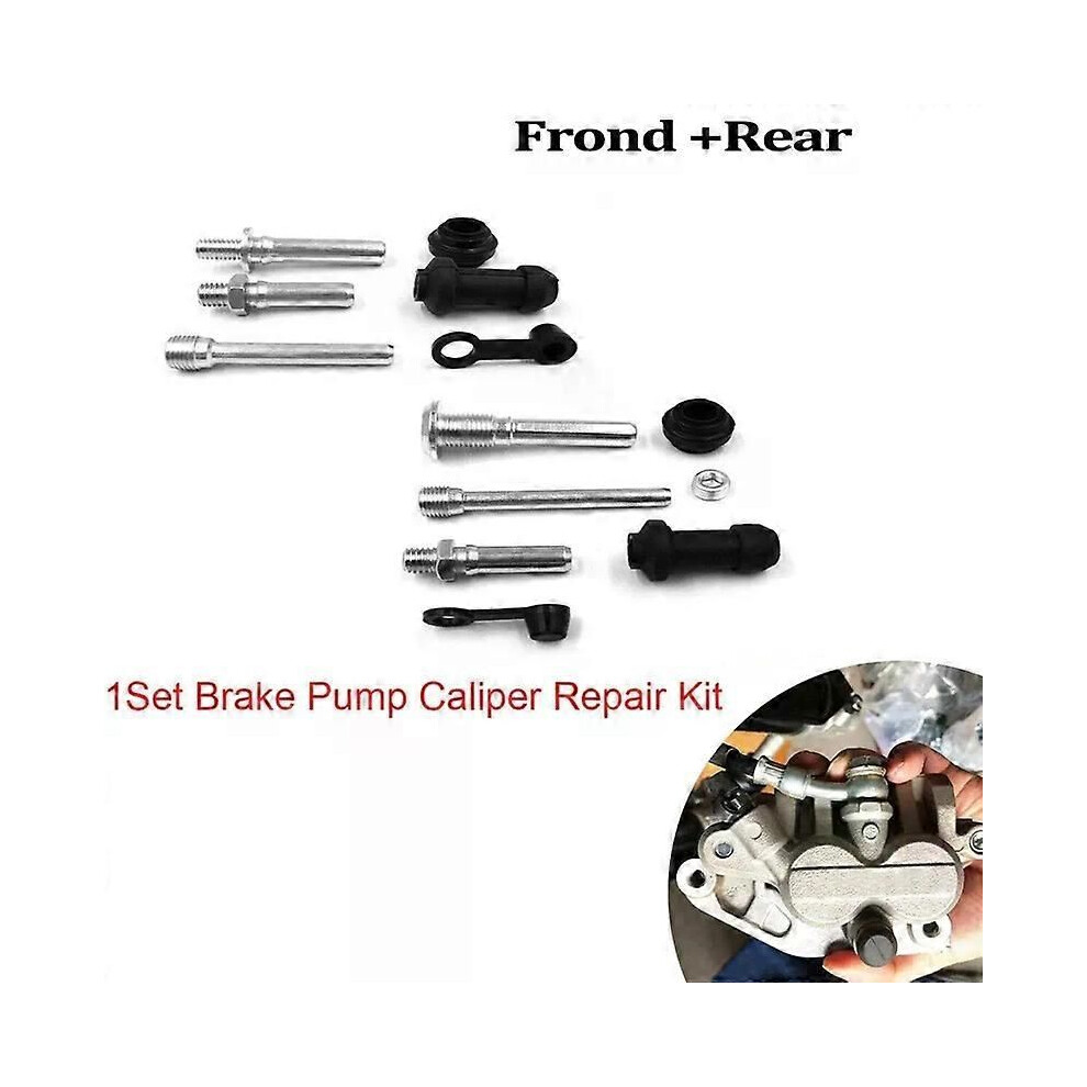 ( Rear) Motorcycle Brake Caliper Repair Kit For Nissin Brake Pump For Suzuki Kawasaki Honda Yamaha Yz125 250 Silver/Black 9013291441187