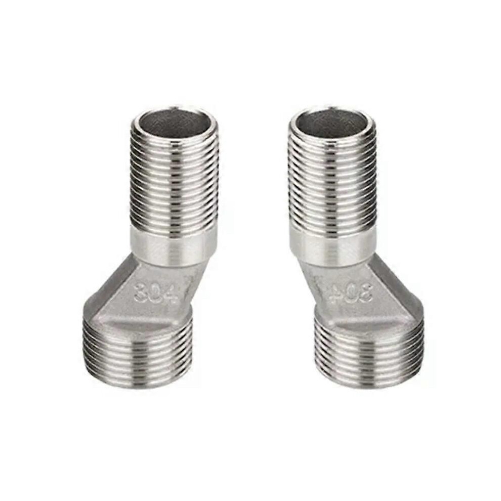 (65Mm) Pack Of 2 Steel Connection Adapters Steel Eccentric Connection Pieces Wall Faucet Connectors Simple 9013291443006