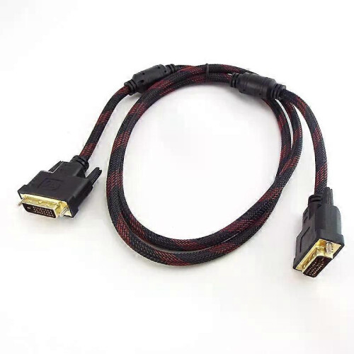 Cable de extensión HDMI compatible con HDMI a DVI a DVI, conector 1080p, cable macho-macho, extensión