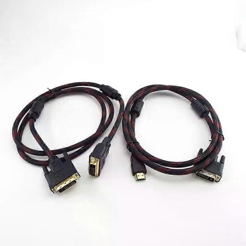 Cable de extensión HDMI a DVI (compatible con HDMI a DVI) con conector macho-macho 1080p. 1