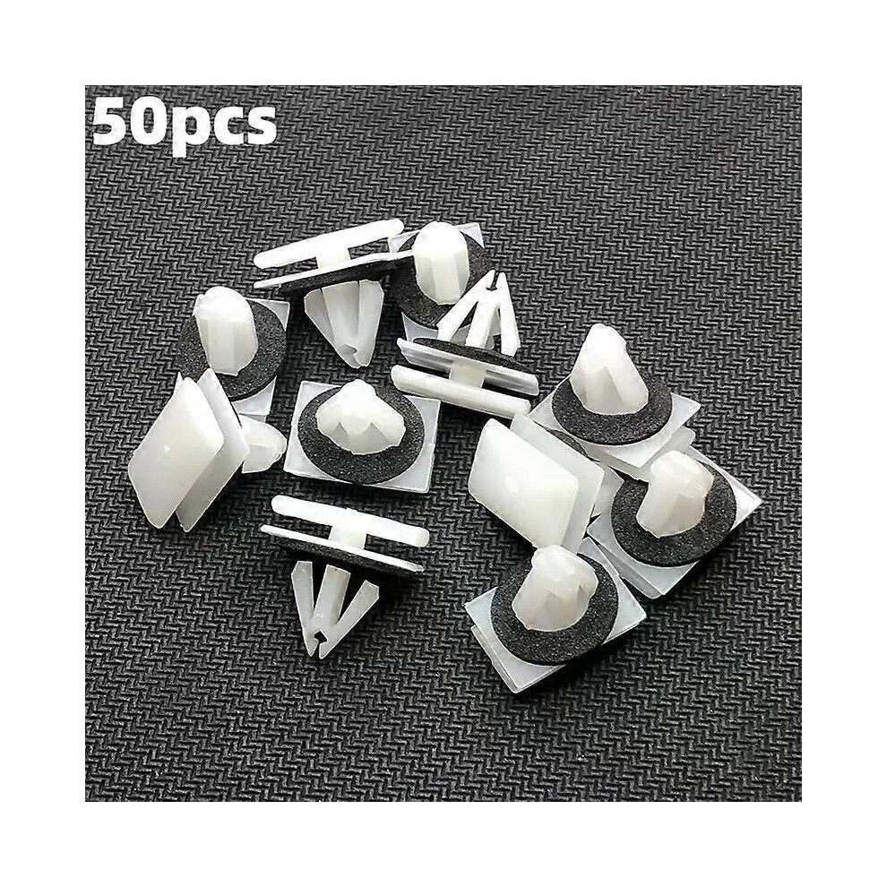 (50Pcs) Auto Rocker Panel Moulding Clips Fastener For Gm Chevrolet Avalanche 2002-On 11518357 Ford W716352-S300 9013291443815