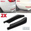 (Carbon Fiber Blac) 2Pcs For BMW X5 X7 E46 E91 E90 E93 E81 E82 E87 E60 E65 Rear Bumper Lip Wrap Angle Diffuser Splitter 2