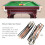 6Pcs Billiard Table Ball Falling Rail Pocket 15
