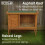 Oypla Oypla Single Rabbit Hutch 820x390x700mm 7