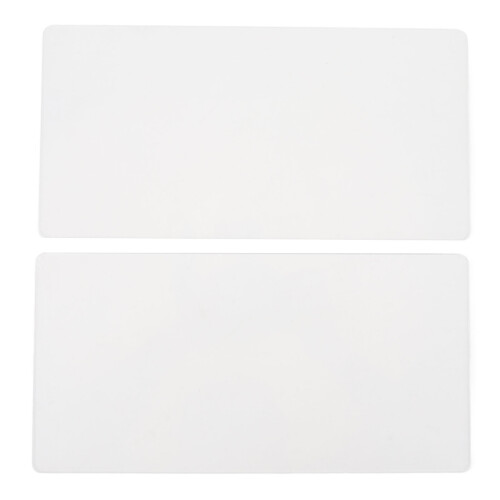 2PCS Embossing Mat Plates 3mm Thick Acrylic