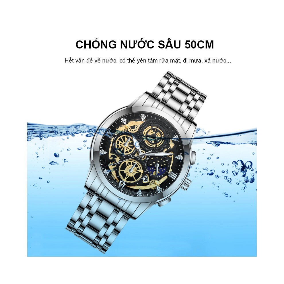 Leisure Fashion Glass Men Quartz Watch-image-OPC-PJG66CR-NEW